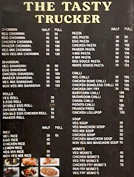 The Tasty Trucker menu 1