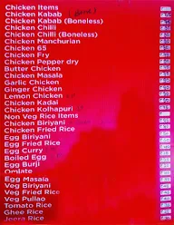 BIMS Food Plaza menu 1