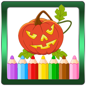 Halloween coloring pages : witches &  Pumpkins  Icon