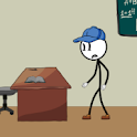 Icon Stickman Funny School Escape