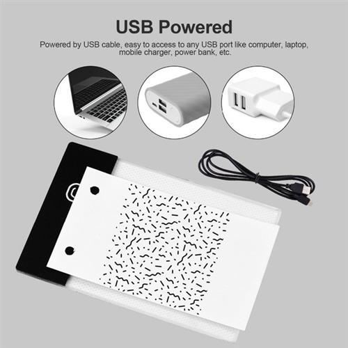 Title 2, Flip Book Kit With Light Pad LED Light Box Tabl...
