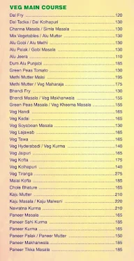 Praja Snacks menu 1