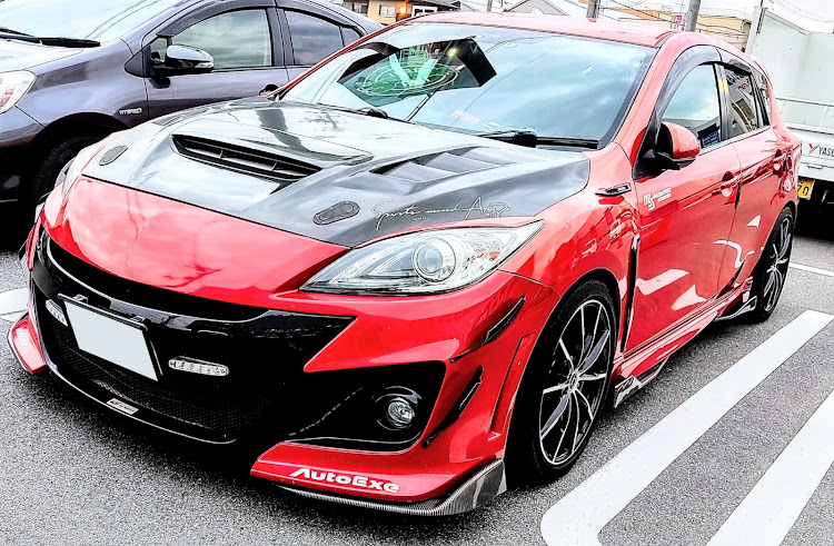 マツダスピードアクセラのワイトレ20mm・協永産業・車検が心配に関するカスタム事例の投稿画像1枚目