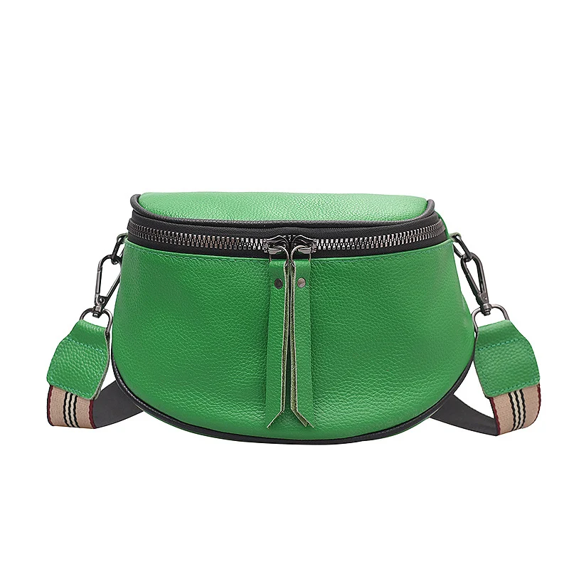 Dames leren crossbodytas met één schouder, kleine borsttas, stijlvol en praktisch, ideaal voor dagelijks gebruik en het dragen van essentials.