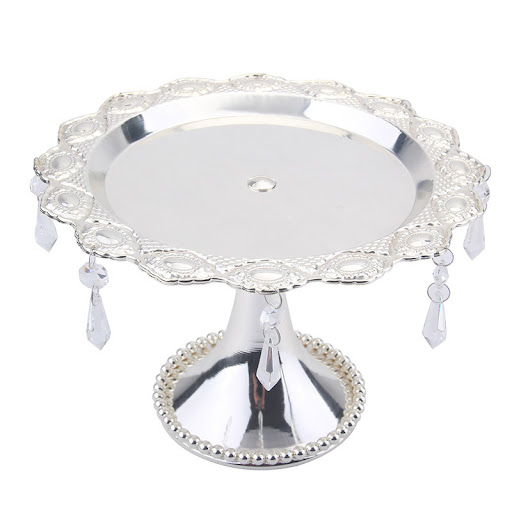 Title 5, Metal Silver Plated Fruit Cake Pan, bake beauti...