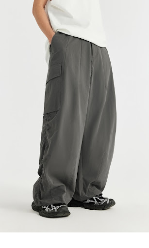Title 8, Mens Workwear Pocket Loose Wide Leg Pants. Com...