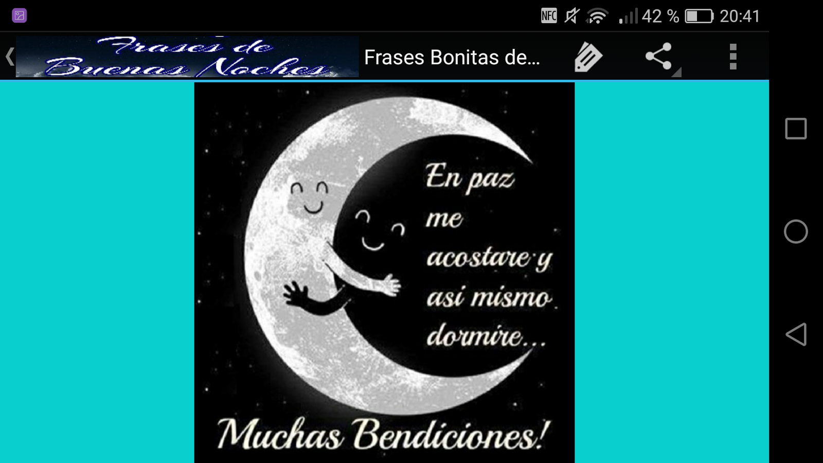 Frases Bonitas Buenas Noches screenshot