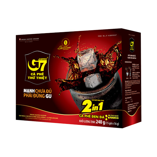 Hộp Cà phê G7 2in1 (16gr x 15 gói)