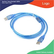 Cáp Usb 2 Đầu Đực 2.0 Dài 1.5M - Cáp 2 Đầu Dương Màu Xanh Lá Hàng Chất Lượng Cao, Kết Nối Bền Bỉ, Ổn Định.