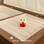 White Puppy Ring