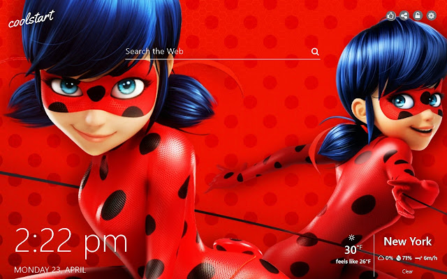 Miraculous Ladybug HD Wallpaper New Tab Theme logo