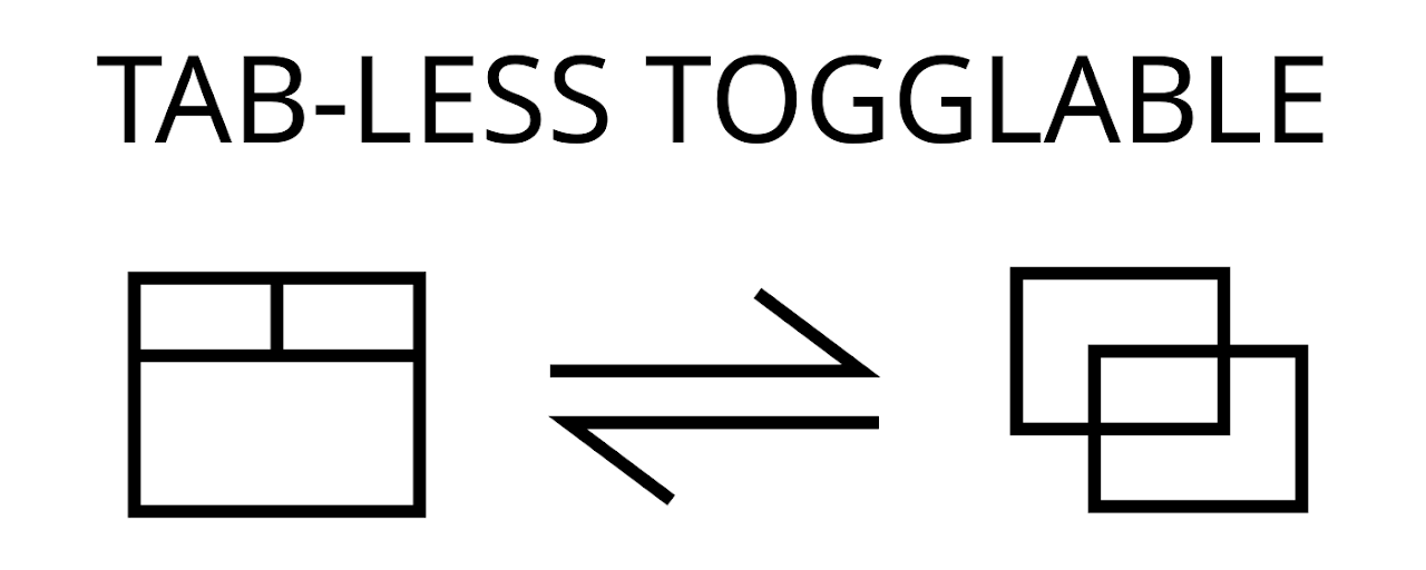 Tab-less Togglable Preview image 2