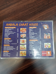 Ambala Chaat House menu 2