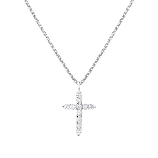 Title 5, Hot New 925 Sterling Silver Necklace Cross Full...