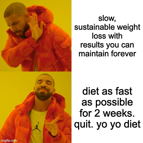 drake weight loss meme