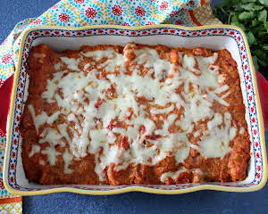 Sour Cream Chicken Enchiladas