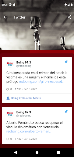 Screenshot Radio Boing