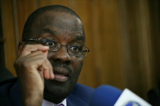 Chief justice Dr Willy Mutunga during a media briefing when he announced the establishment of the new chief of staff in his office.HEZRON NJOROGE