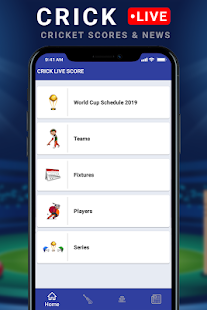 Crick - Live Cricket Scores & News 1.3 APK + Mod (Unlimited money) إلى عن على ذكري المظهر