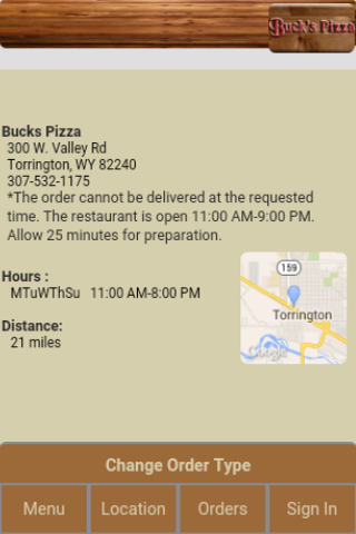 Bucks Pizza