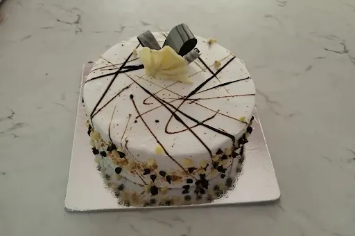 Eggless Vanilla Truffle Cake