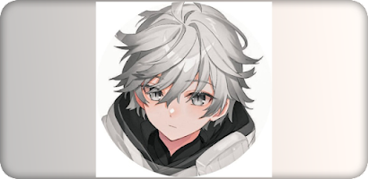 Default Avatar Anime Girl Profile Icon. Grey Photo Manga Stock