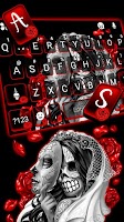 Skull Bride Mask Keyboard Them Screenshot