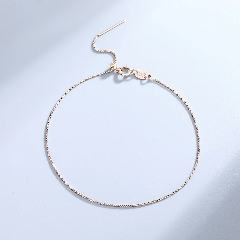 Title 6, Pulsera de cuentas de hilo de plata de ley S925...