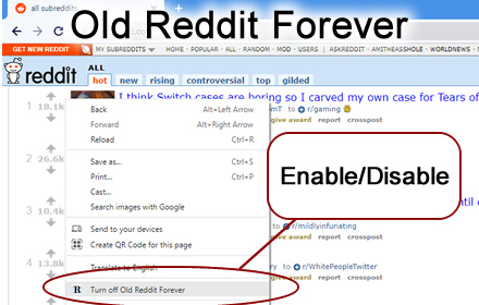 Old Reddit Forever small promo image