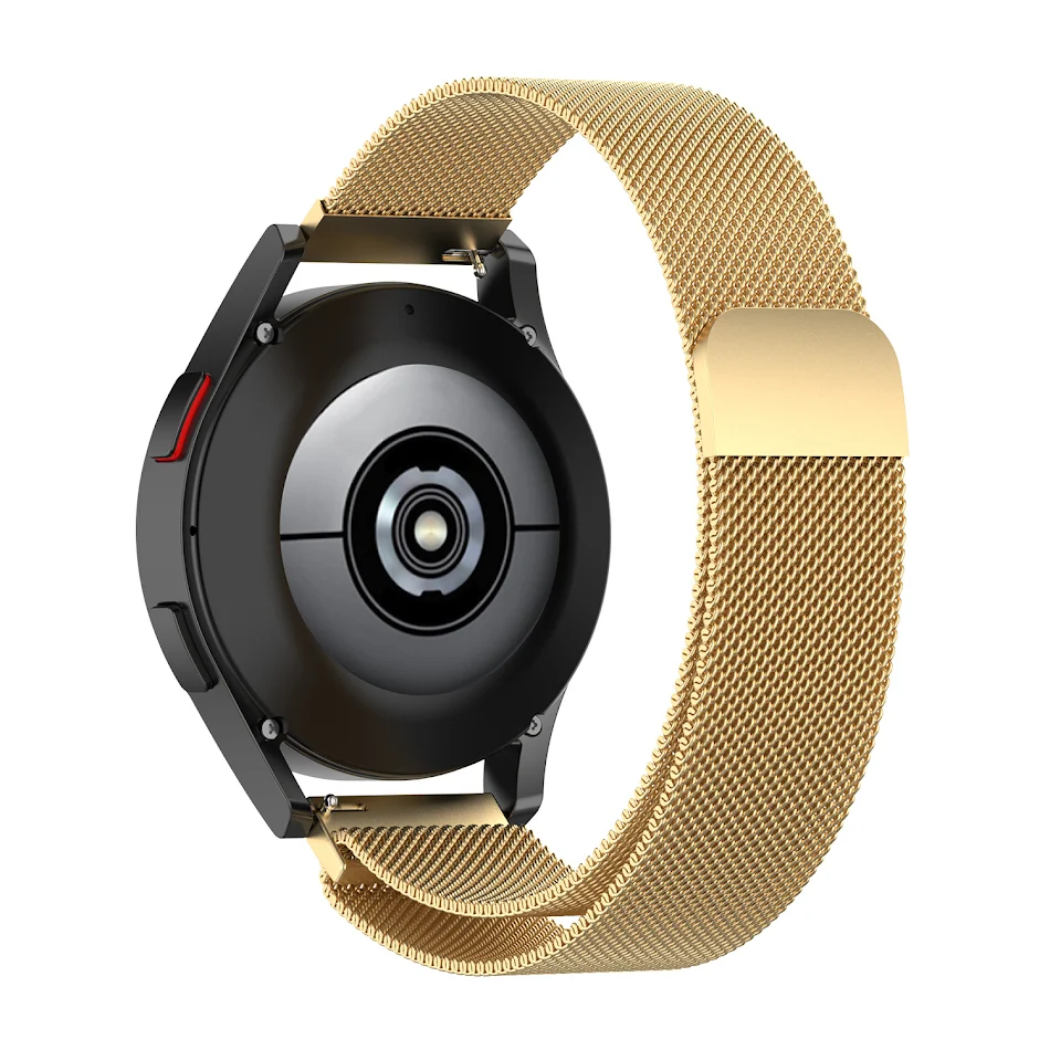 Bracelet magnétique en acier inoxydable pour Watch4 Classic. Design élégant, ajustement parfait et fixation sécurisée. Confort et style optimisés.