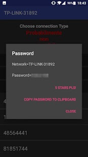 WIFI WPS WPA TESTER Screenshot