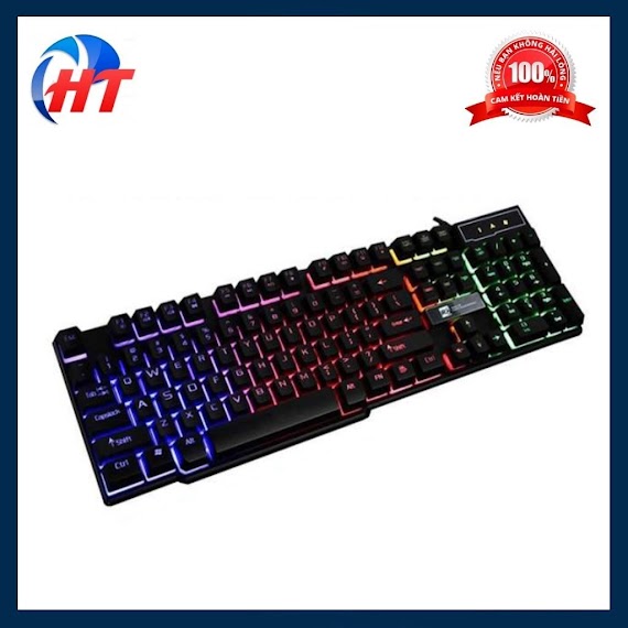 Bàn Phím R8 1822 Giả Cơ Chuyên Game Led 7 Màu