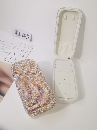 Title 1, High-grade Rhinestone Portable Candy Color Rect...