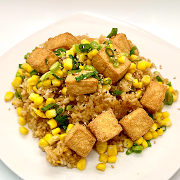 Garlic Tofu Fried Rice