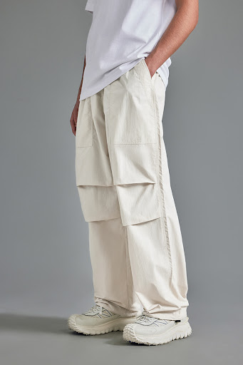 Title 11, Casual Loose Outdoor Solid Color Straight-leg P...
