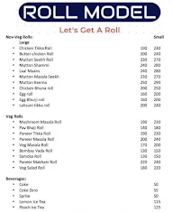 Roll Model menu 1