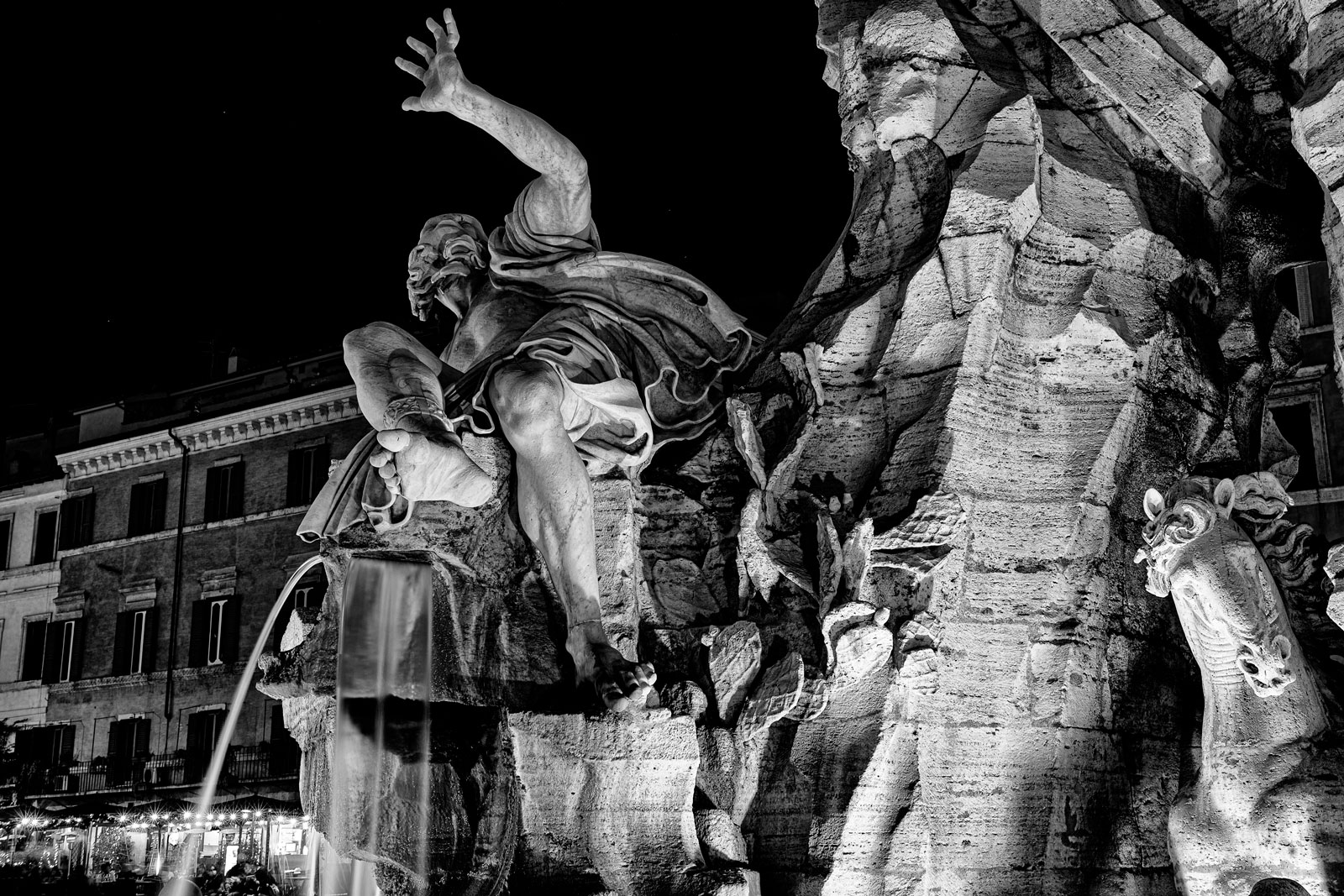 fontana a piazza navona  di Black