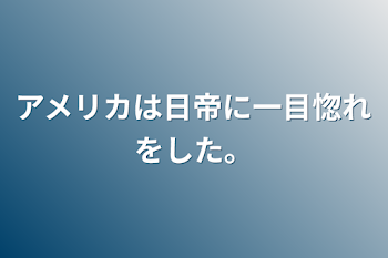 「アメリカは日帝に一目惚れをした。」のメインビジュアル