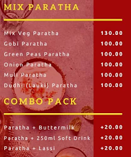 The Paratha Cuisine menu 2