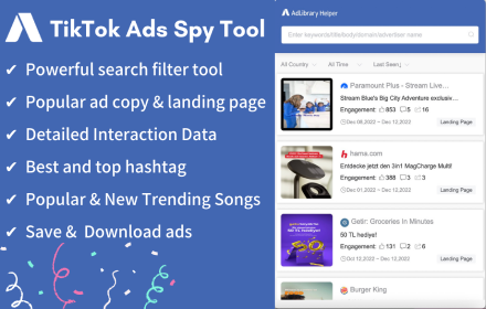 Ad Library - TikTok Ads Spy Tool Preview image 0