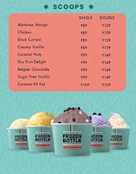 Frozen Bottle - Milkshakes, Desserts And Ice Cream menu 1