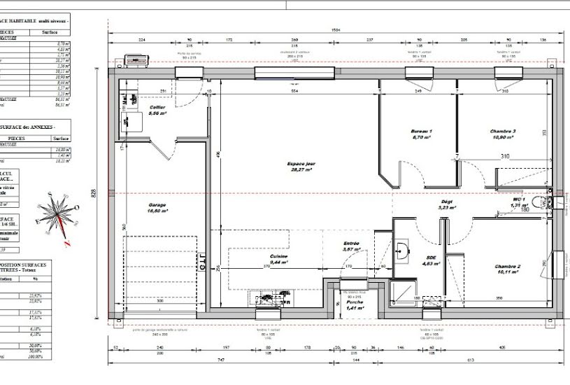  Vente Terrain + Maison - Terrain : 764m² - Maison : 80m² à Les Mathes (17570) 