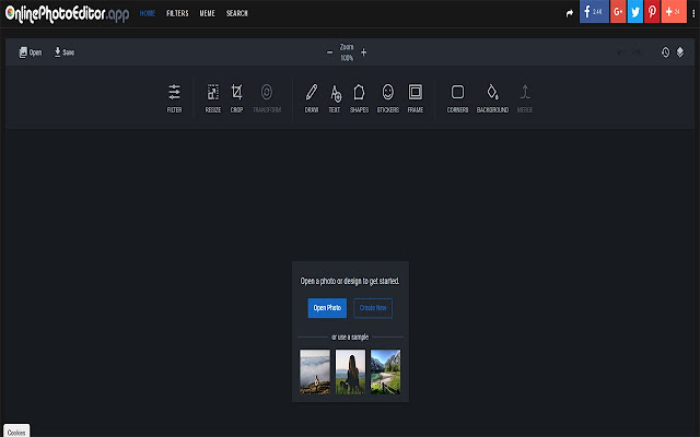 Online Photo Editor