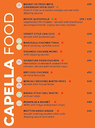 Capella Kitchen & SkyBar menu 8