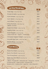 The Fit Food menu 3