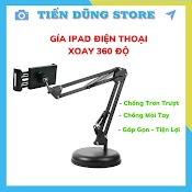 Giá Đỡ Điện Thoại, Ipad Xem Phim Để Bàn Xoay 360 Độ Đa Năng