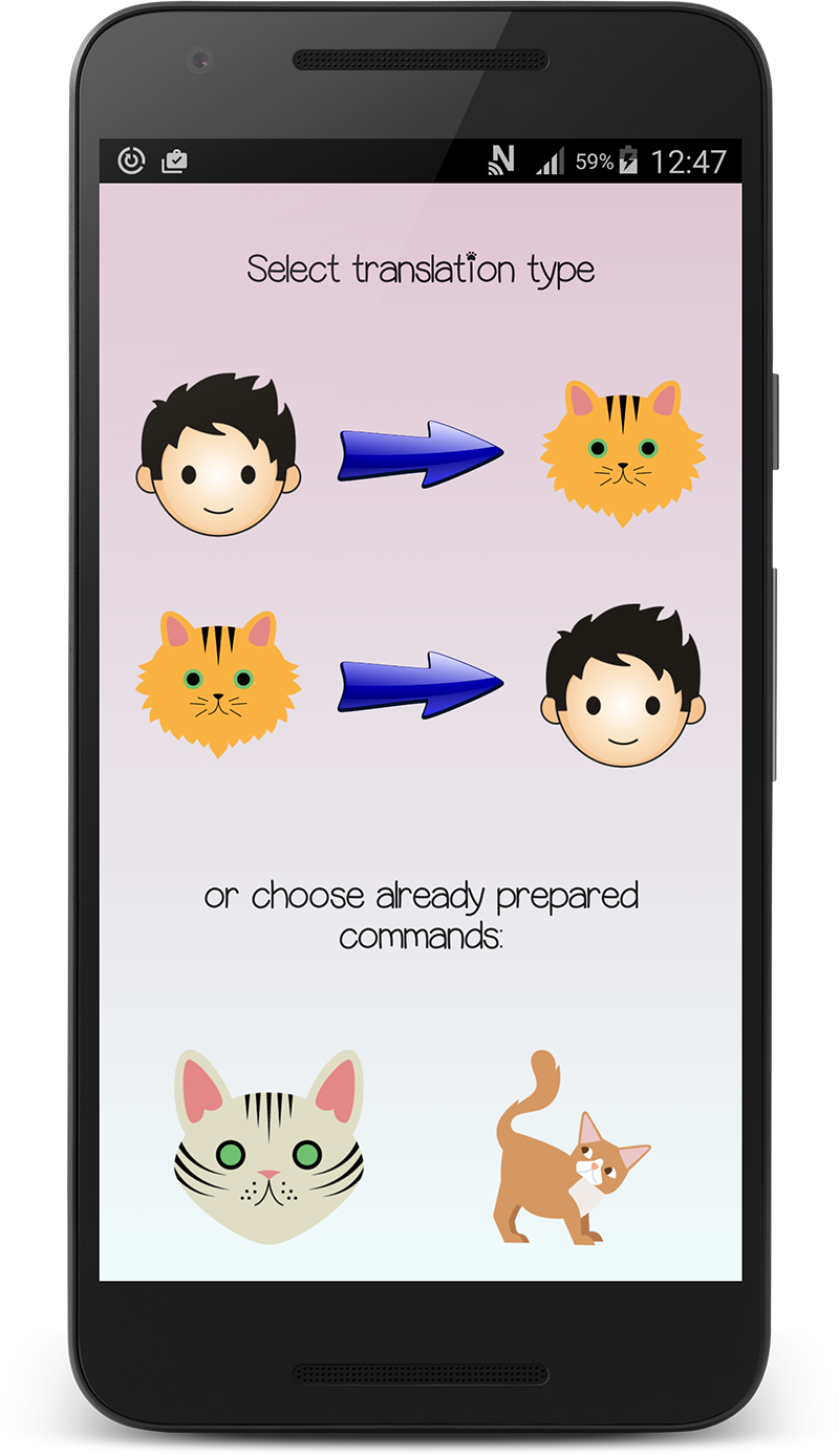 Cat translator (joke) Screen 1
