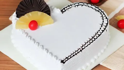 Heart Shape Pineapple Cake