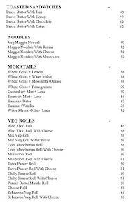 Sri Juice Junction menu 2