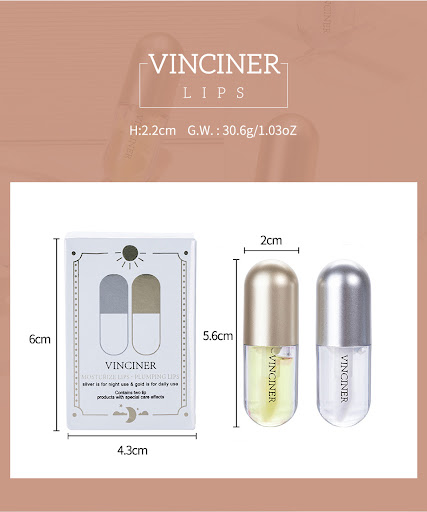 Title 1, Two-Piece Ginger Mint Lip Lacquer Lasting Moist...